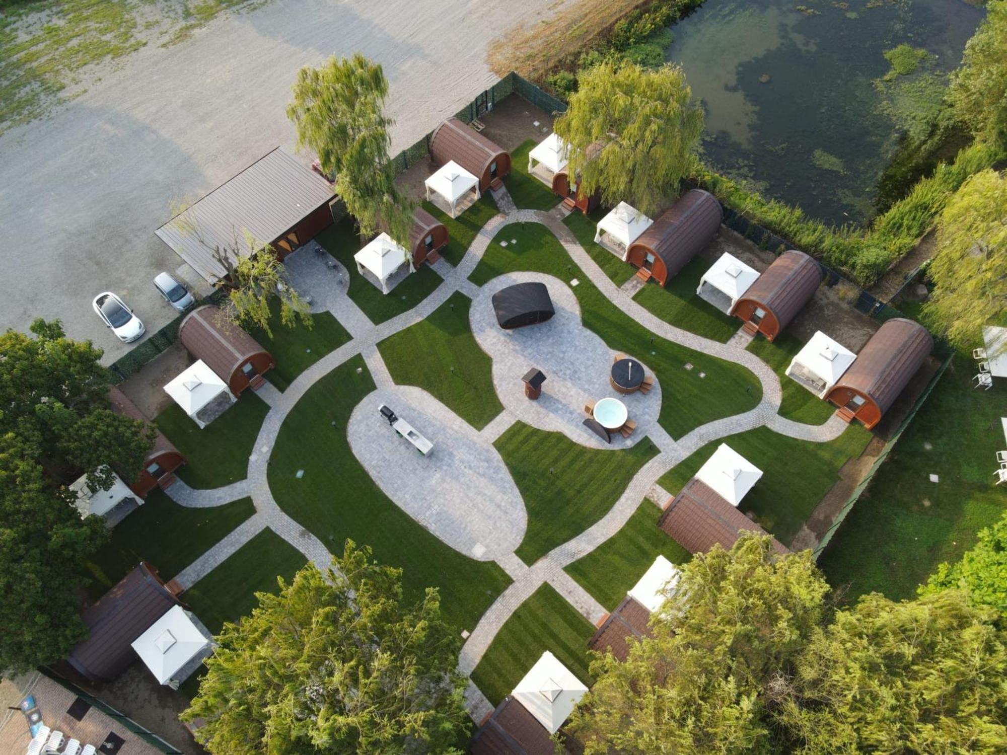 Vicolungo Glamour Lodge & Spa - Free Spa Hot Tub E Sauna Kültér fotó