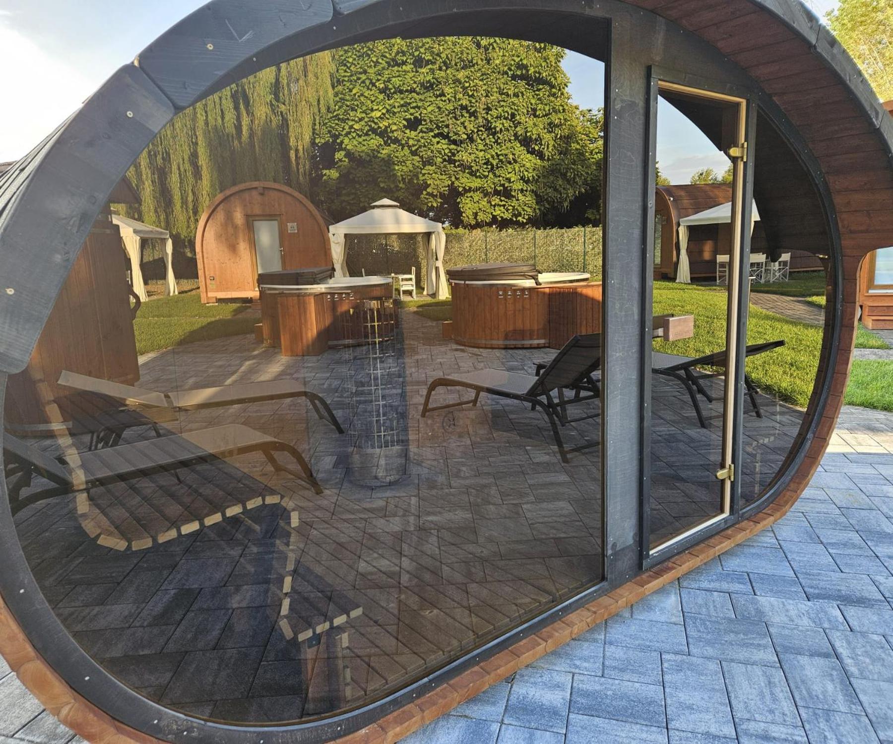 Vicolungo Glamour Lodge & Spa - Free Spa Hot Tub E Sauna Kültér fotó