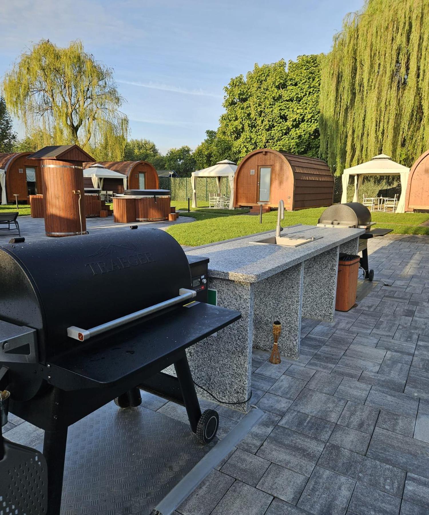 Vicolungo Glamour Lodge & Spa - Free Spa Hot Tub E Sauna Kültér fotó
